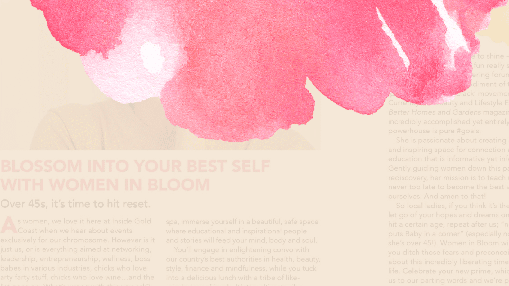 BLOSSOM INTO YOUR BEST SELF WITH WOMEN IN BLOOM